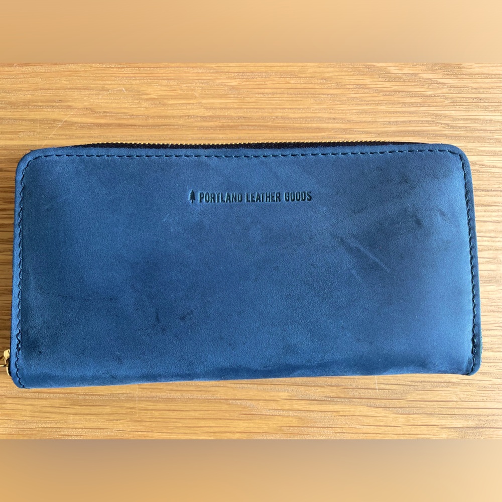 Portland Leather Goods Accordion Zip Wallet